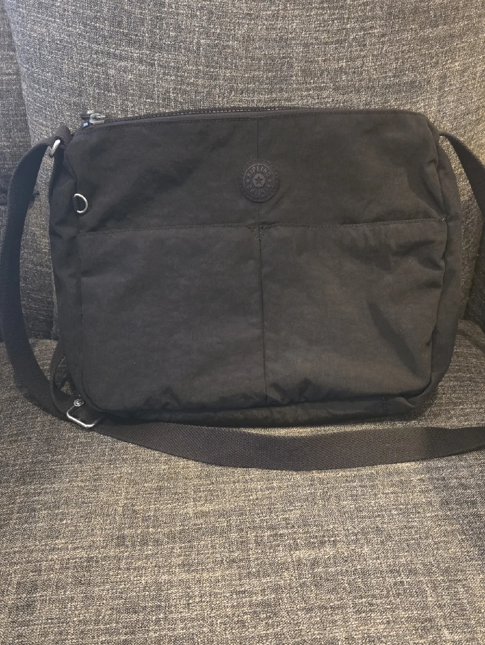 Kipling Black Purse With Exterior Zip Pockets